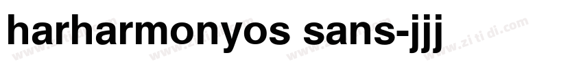 harharmonyos sans字体转换